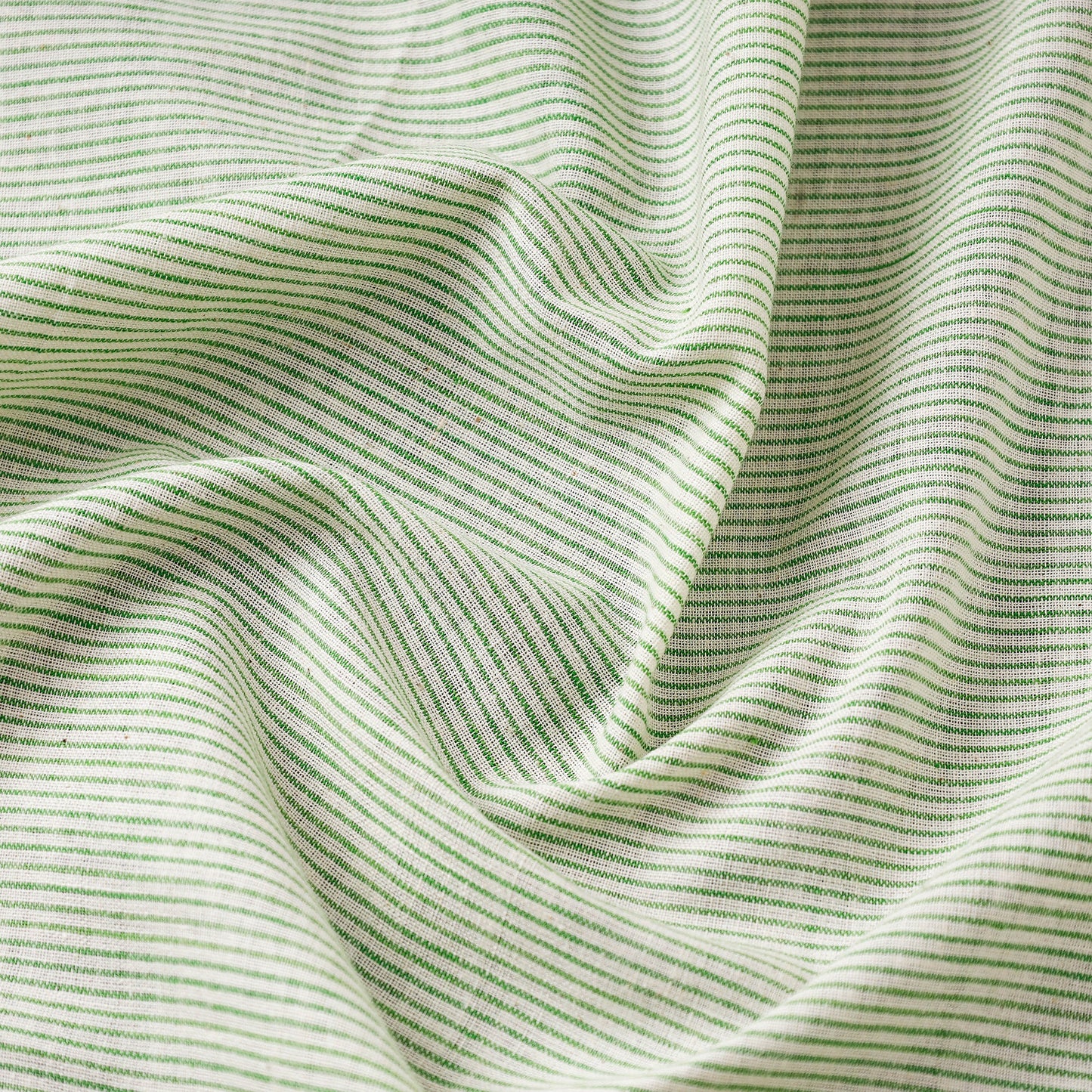  Baragaon Pre Washed Handloom Striped Cotton Fabric 