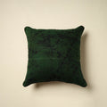 Green Batik Print Cotton Cushion Cover