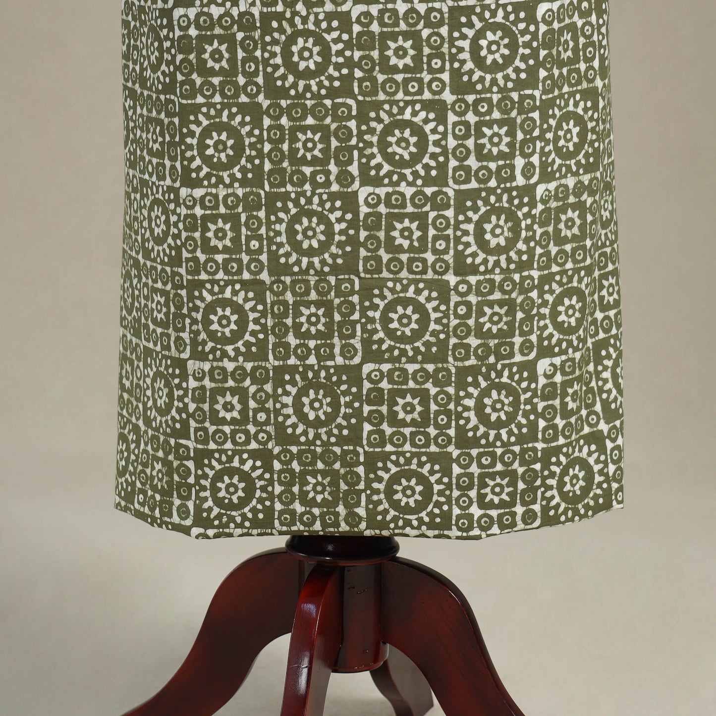 Green - batik patchwork cotton unstitched kurta material