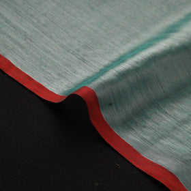 Bengal fine tissue zari plain fabric 15 - handcrafted