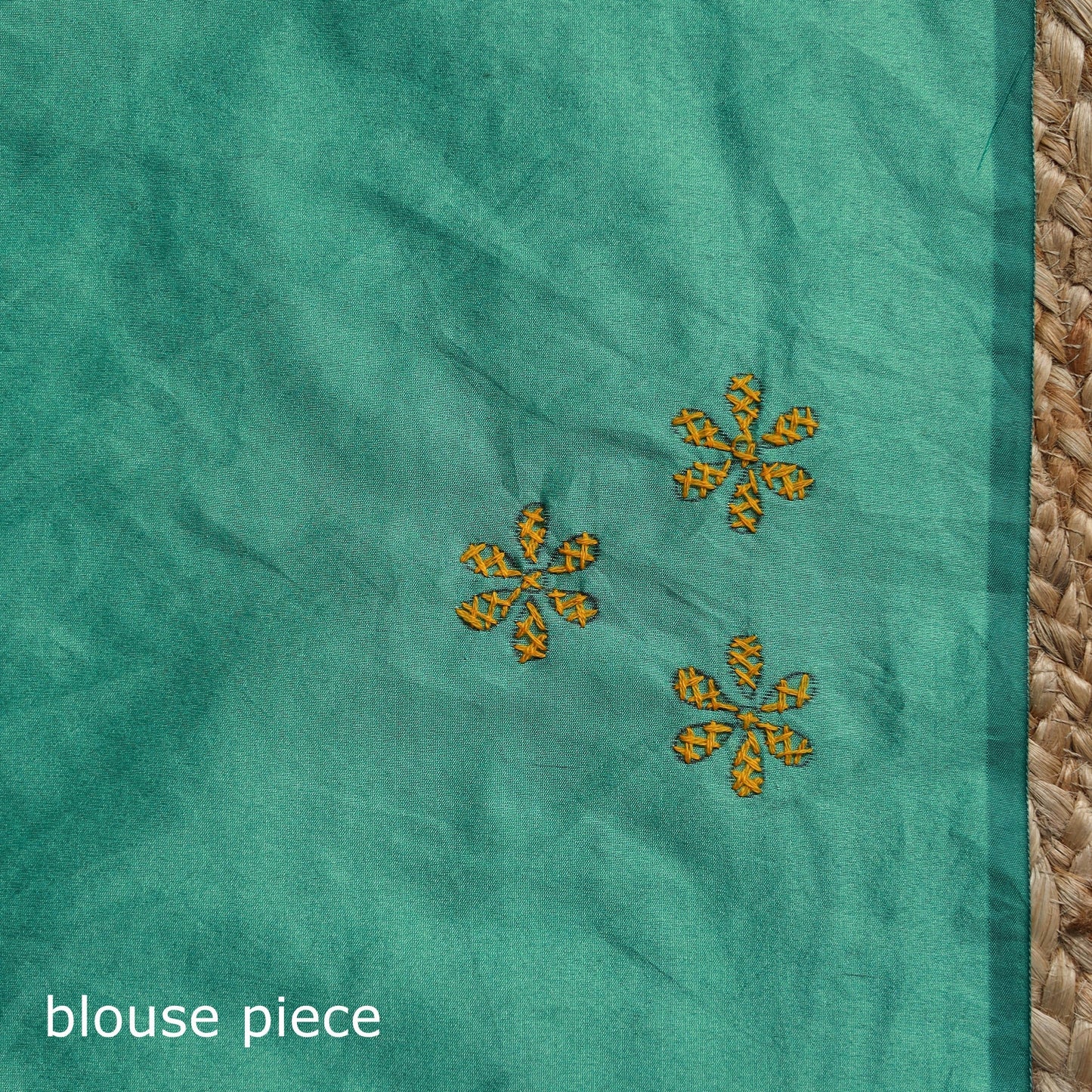 Bengal hand embroidered silk nakshi kantha saree 31