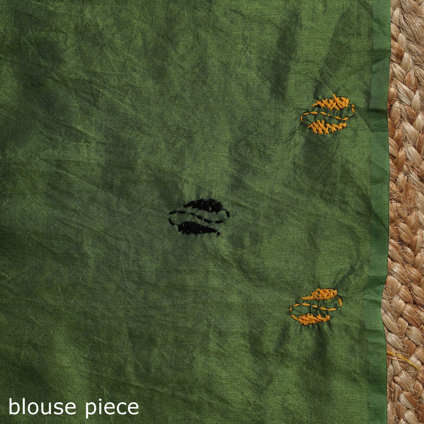 Bengal hand embroidery silk nakshi kantha saree 19