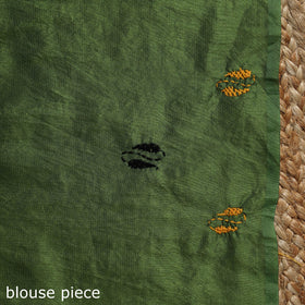 Bengal hand embroidery silk nakshi kantha saree 19