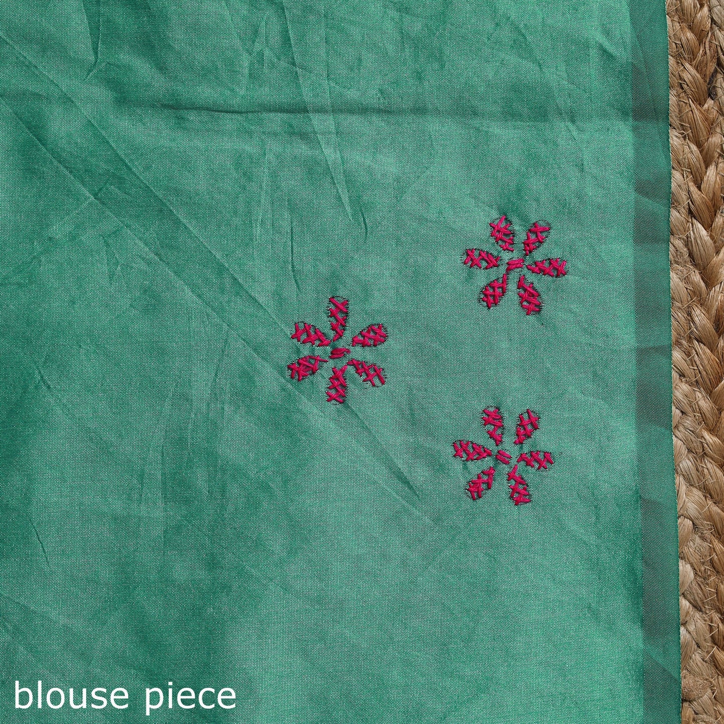Bengal hand embroidery silk nakshi kantha saree 21