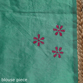 Bengal hand embroidery silk nakshi kantha saree 21