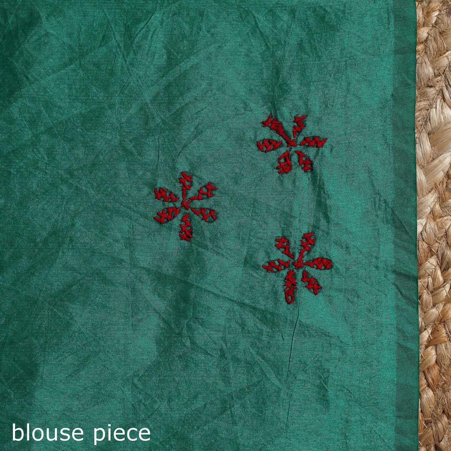 Bengal hand embroidery silk nakshi kantha saree 31