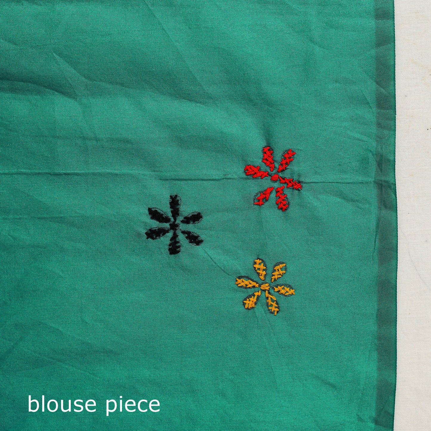  Buy Green Bengal Hand Embroidery Silk Nakshi Kantha Saree