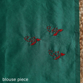 Bengal hand embroidery silk nakshi kantha saree 32