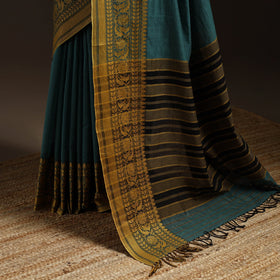 Green - bengal handwoven cotton begumpuri saree 10