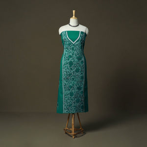 Bengal kantha hand embroidered cotton unstitched kurta