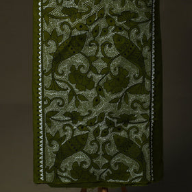 Bengal kantha hand embroidered cotton unstitched kurta