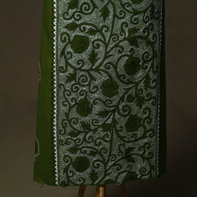 Bengal kantha hand embroidered cotton unstitched kurta