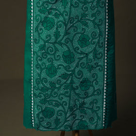 Bengal kantha hand embroidered cotton unstitched kurta