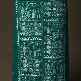 Bengal kantha hand embroidered cotton unstitched kurta