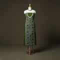 Bengal kantha hand embroidered cotton unstitched kurta