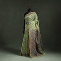Bengal kantha hand embroidery silk cotton chapa work saree