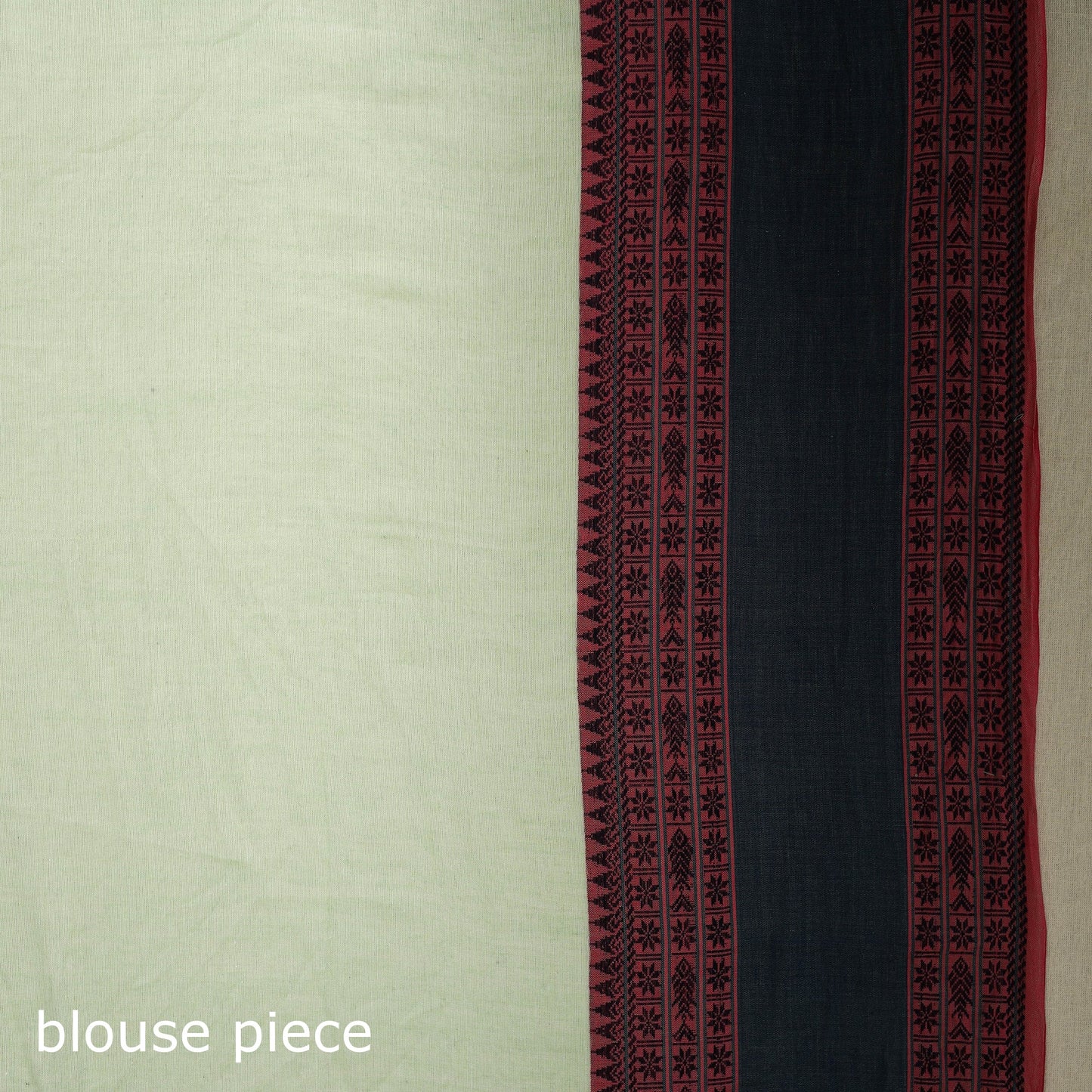 Buy Green Bengal Woven Border Handloom Cotton Saree