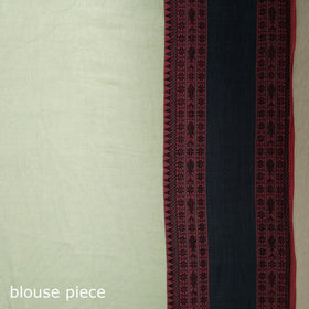 Buy Green Bengal Woven Border Handloom Cotton Saree