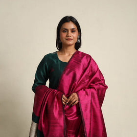 Green Bhagalpuri Handloom Tussar Silk Suit Set