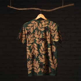 Green - bindaas art prints natural dyed cotton unisex round