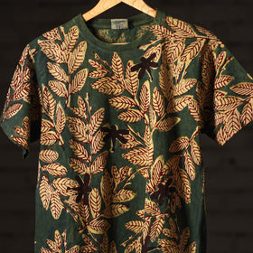 Green - bindaas art prints natural dyed cotton unisex round