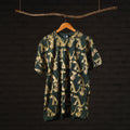 Green - bindaas art printed cotton round neck t-shirt