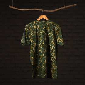  Bindaas Block Art Printed Cotton Round Neck T-shirt 