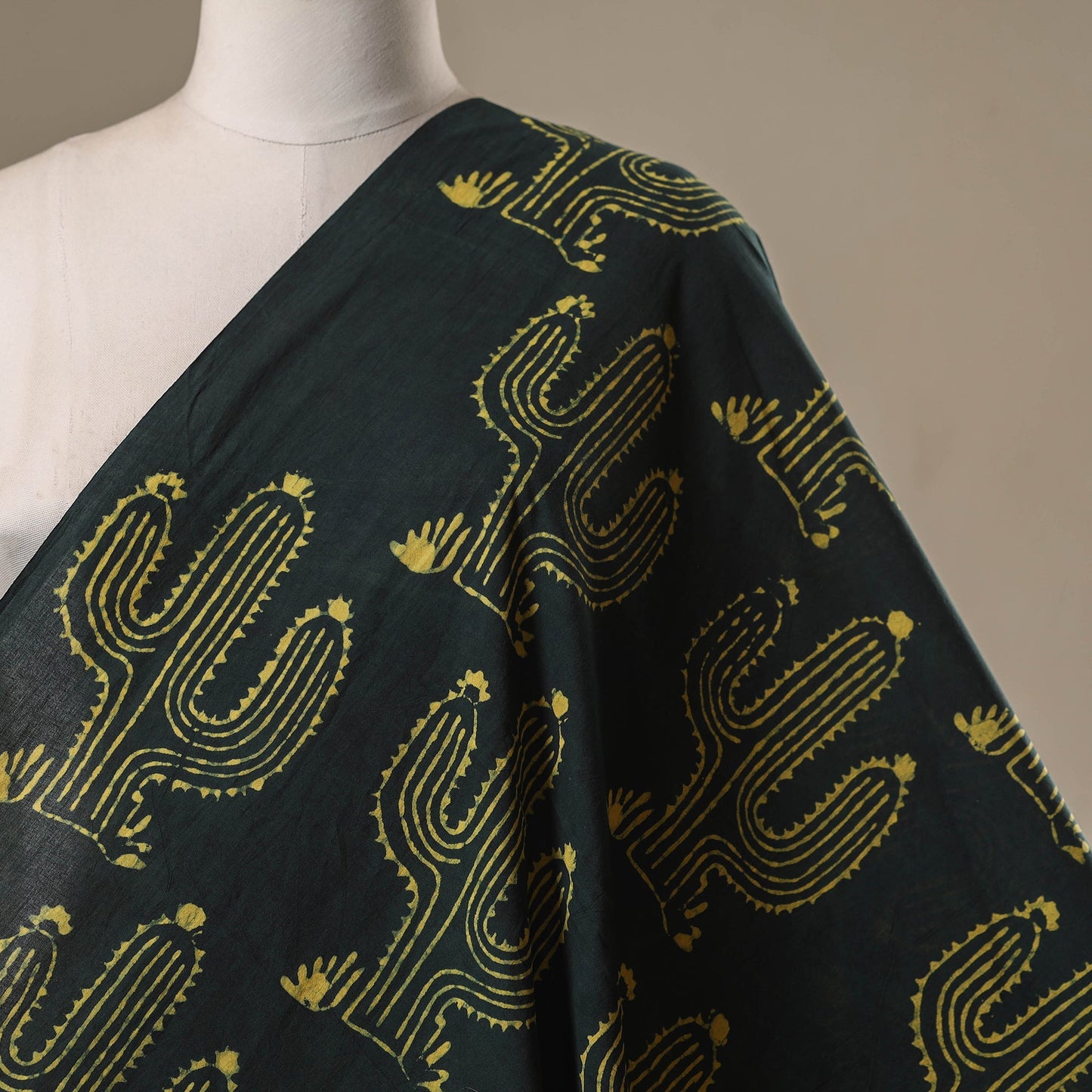 Bindaas cotton natural dyed fabric 08 - handcrafted