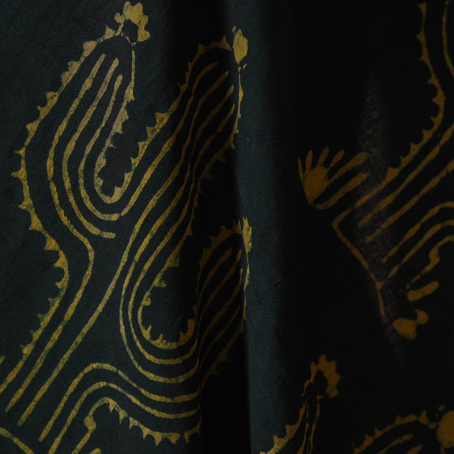 Bindaas cotton natural dyed fabric 08 - handcrafted