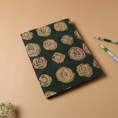 Bindaas Fabric Cover Handmade Paper Notebook 