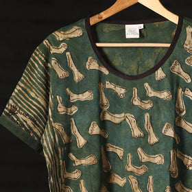  Block Art Prints Natural Dyed Cotton T-shirt 