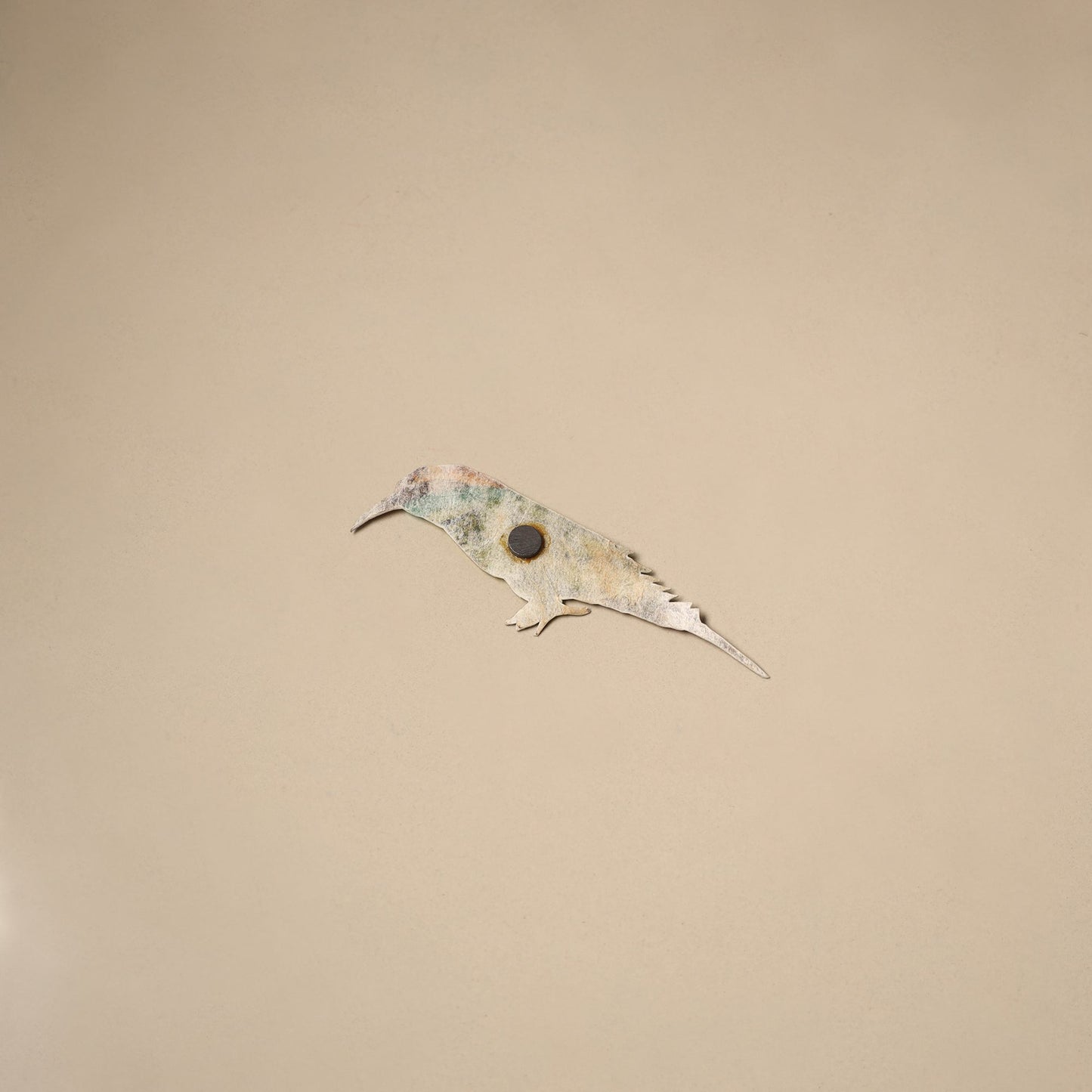 Bird - tholu bommalata leather puppet fridge magnet 13