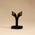 Bishnupur handpainted terracotta stud earrings 177