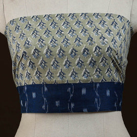 Block print cotton sanganeri blouse piece 12 - handcrafted