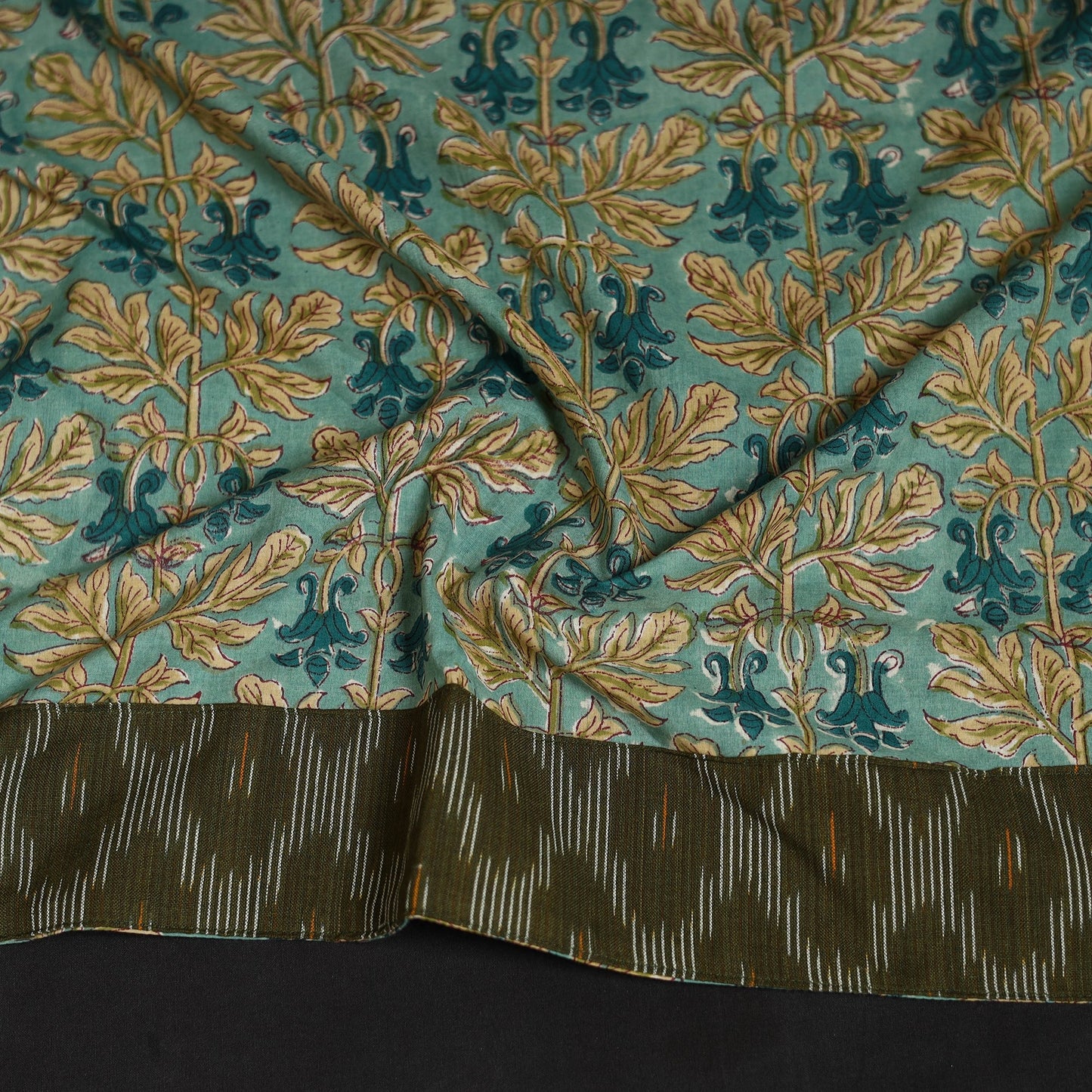 Block print cotton sanganeri blouse piece 24 - handcrafted