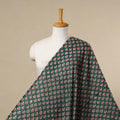 Green - cotton sanganeri fabric 24 - handcrafted