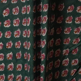 Green - cotton sanganeri fabric 24 - handcrafted
