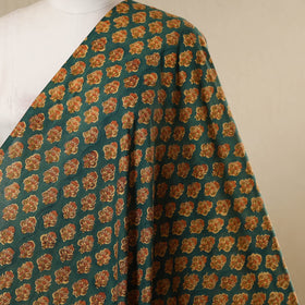 Green - cotton sanganeri fabric 25 - handcrafted