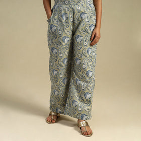 Buy Block Print Cotton Sanganeri Palazzo 