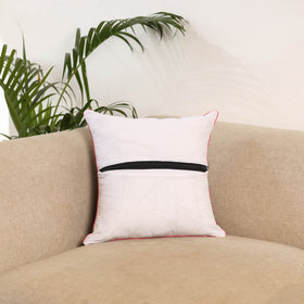 Green - sanganeri cushion cover 07 - handcrafted