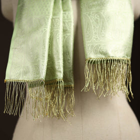 Brocade handloom semi silk banarasi stole 05 - handcrafted