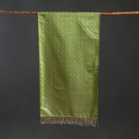 Brocade handloom semi silk banarasi stole 23 - handcrafted