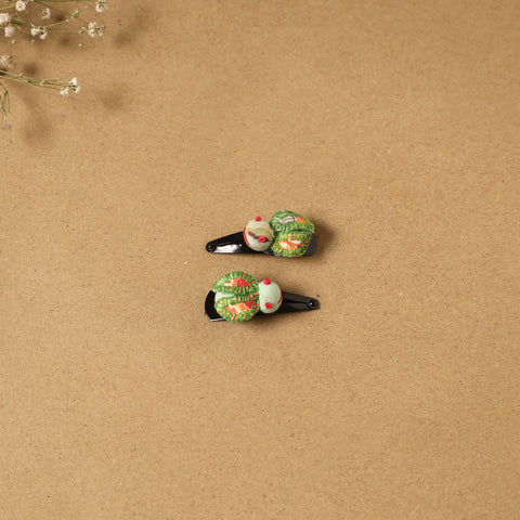 Fab artwork tik-tak hair clip for kids (set of 2) 22