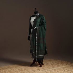 Chanderi silk bagh natural dyed dupatta with zari border 36