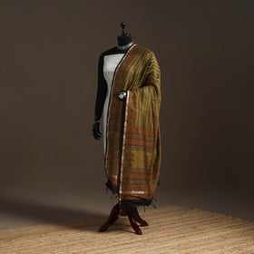 Chanderi silk bagh natural dyed dupatta with zari border 44
