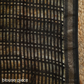 Chanderi silk hand batik saree 06 - handcrafted