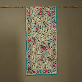 Buy Chanderi Silk Hand Embroidered Stole