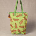 kantha work tote bag