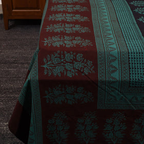 Green - cotton bagh double bedsheet with pillow covers 08