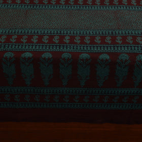 Green - cotton bagh double bedsheet with pillow covers 12